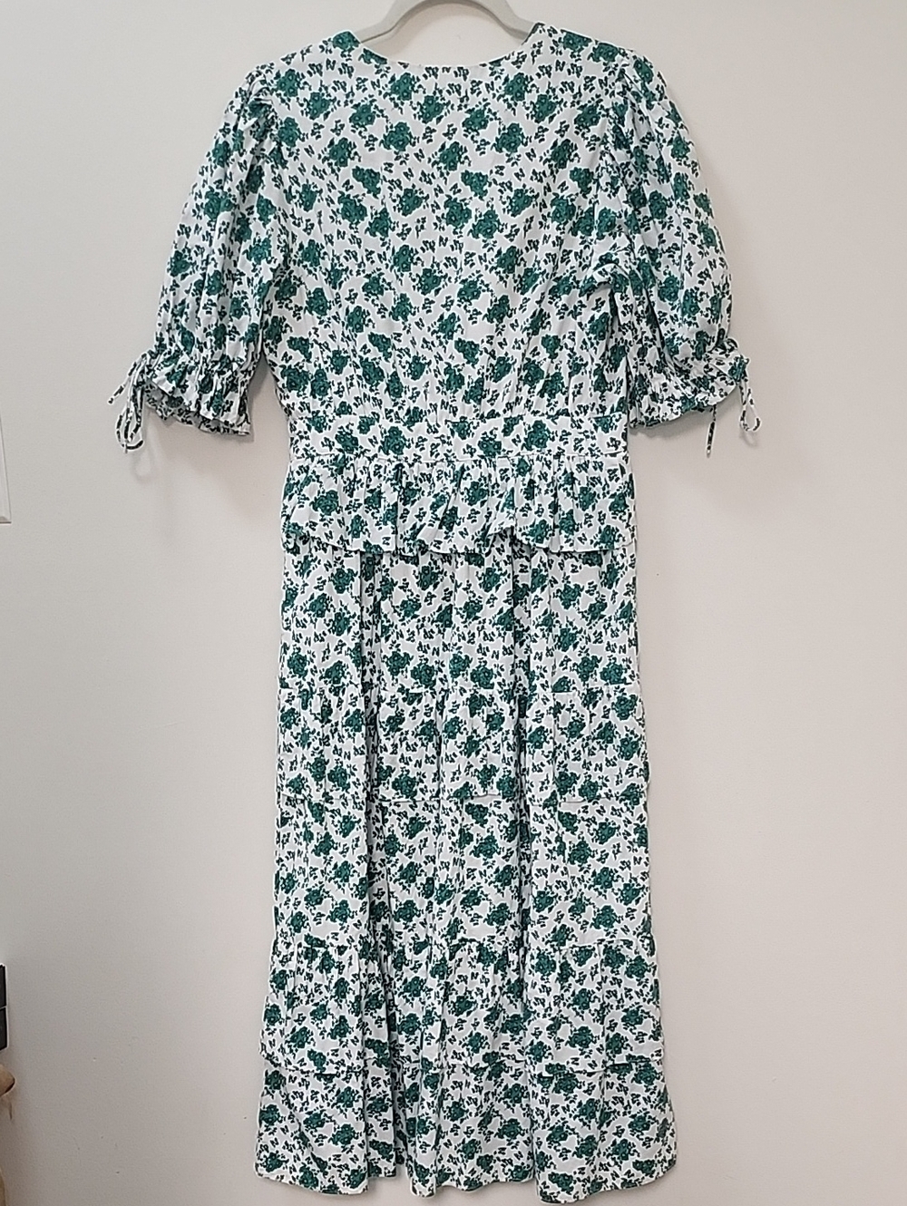 Tuckernuck Hyacinth House Irenea Midi Dress Kelly green white floral Size Small - Picture 12 of 16